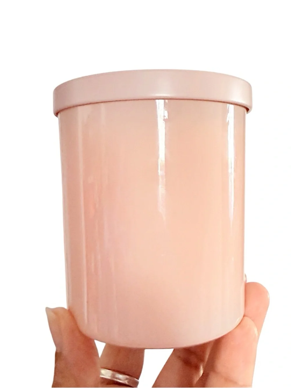 Leoben Company Guava Blossom Scented Candle - Pink - Picture 2 of 4